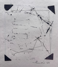 LEO RABKIN Small Signed Collage (1964) Abstract MoMA Whitney picture