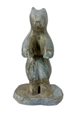 Large Vintage DIMU Soapstone Polar Bear Sculpture Signed Dietrich Muckenheim 12