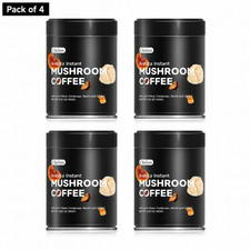 Chaism Mushroom Coffee Instant Arabica 3.52oz Lion's Mane Reishi 1 2 4 8 Pack picture