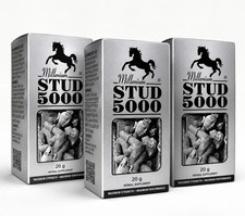 Millennium Stuud 5000 Delay Massage Lube Men Pack 3 New picture