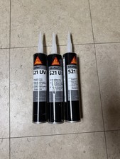 Sika Sikaflex 521 UV White 10.3 oz Weather Resistant Sealant Adhesive 3 Ct picture
