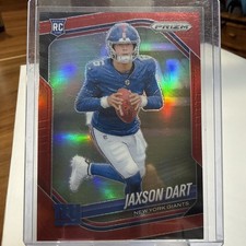 2025 Prizm Jaxon Dart True Red Ssp case hit  picture
