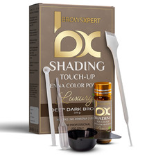 BROWSXPERT Brow Henna Shading Touch-Up Kit, Color Powder 3.5g Deep Dark Brown picture