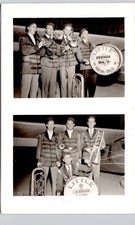 LITTLE GERMAN BAND adrian mi real photo postcard rppc Michigan marching music picture