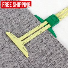 5-in-1 Sliding Sewing Gauge Inch Ruler Aluminum Quilting Tailor Measuring Tool picture
