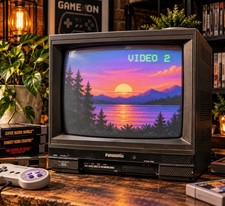 Panasonic CT-1383Y 13” CRT Color Video Monitor Retro Gaming Tested Working picture