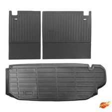 Custom Fit TPE Cargo Mat Set for Toyota Kluger & Highlander 2020-2024, Black picture