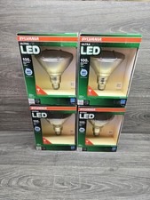 Lot Of 4 Sylvania Ultra LED 100w 14w Glass PAR38 Flood Warm White Light Bulb picture