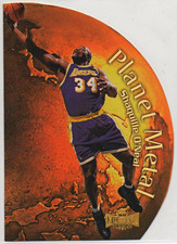 SkyBox Metal Universe 1998-99 Shaquille O'Neal Planet Metal #8/15 PM Lakers picture
