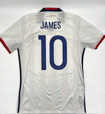 Colombia 2015/2016 Away Authentic Adidas James #10 Soccer Jersey (M) picture
