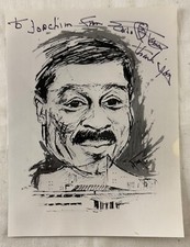 Rare, Autograph Erroll Garner (circa 1972), Dedication, Hand Signed & Certified picture