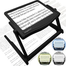 5X LED Page Magnifier with Detachable HandsFree Stand for Reading Fine Print picture