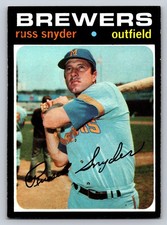 1971 Topps Russ Snyder #653 VG picture