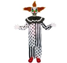 RARE Tekky Toys Animatronic Shaking Clown, Talking Light Up Halloween Decoration picture