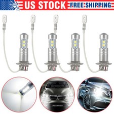 2/4Pcs H3 LED Fog Light Bulb Conversion Kit Super Bright White DRL Lamp 6500K - picture