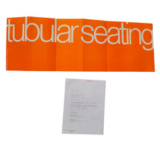 Vtg 1972 HERMAN MILLER Tubular Seating Brochure Mid Century MCM Catalog Chair et picture