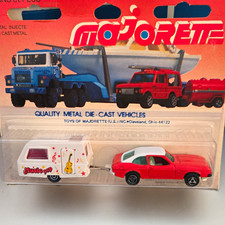 Majorette 1:60 1983 Citroën St. Tropez Red/White Trailer Diecast Music Pop picture