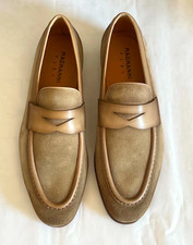 Magnanni Flex Men's Tan Suede Penny Loafers | Style 25617 | Size US 8 / EU 41 picture