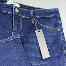 Legend London Mens Skinny Jeans Dark Wash Blue Stretch Denim W34 L30 picture