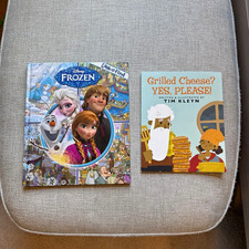 Disney Frozen Look & Find Hardcover Book + Grilled Cheese? Yes, Please 2-Lot picture