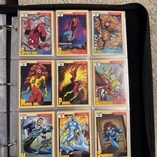 1991 Marvel Universe COMPLETE Card Set Impel All cards 1 Through 162 (base set) picture