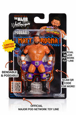 Major Bendies Matt Cardona Wrestling Figure Limited Edition Bendable Toy picture