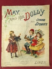 1903 Antique Victorian Children’s Linen Book Illustrated 