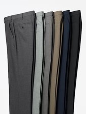 UNIQLO AirSense Pants Wool Like Stretch Tapered Men 482892/482898 NWT picture