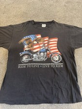 Vintage 1980’s Single Stitch Biker Tee (XL)  picture