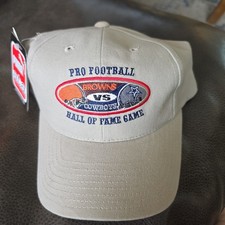 Vintage 1999 NFL Hall of Fame Game Hat Browns vs Cowboys Puma Deadstock NWT picture