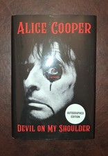 SIGNED Alice Cooper Autographed Book - Devil On My Shoulder 1st/1st HCDJ 2026 picture