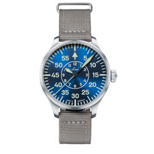 Aachen Blaue Stunde 39 nylon bracelet Blue Dial Wristwatch 862103.2 picture