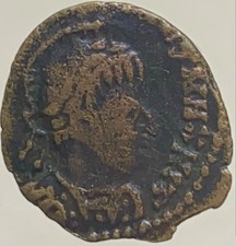 Constantine The Great Genuine Roman Coin 318-320AD Victoriae 2 Goddess Victories picture