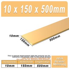 Brass Flat Bar Strip 2mm 3mm 4mm 5mm 6mm to 70mm Select Size & Length On Listing picture