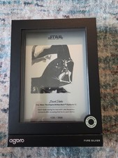 Agoro Star Wars Sketch Art: Darth Vader 5g Pure Silver Foil picture