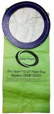 Replacement Proteam 10 Quart 100331 BackPack Vacuum Bags AllStar Super Coach 180 picture