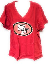 Womens NFL Fanatics San Francisco 49'ers Kittle #85 Football V-Neck Tee T-Shirt picture
