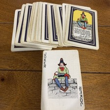 Vintage Jack Sprat Food Products Brand Playing Cards Western Grocer Iowa picture