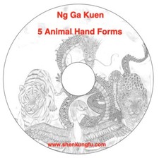 DVD - Ark Wong Five Family Five Animal Ng Ga Kuen Complete Hand Forms - Rare picture