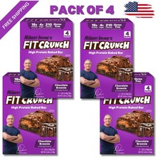 Chef Robert Irvine’s Fit Crunch Chocolate Brownie High Protein Baked Bars 16/Pk picture