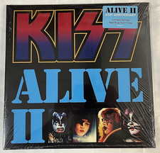 KISS Alive II 45th Anniversary 2LP Red/blue Swirl Vinyl KISSonline Sealed Rare picture