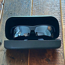 Revo Jet Polarized Wrap Sunglasses Black Plastic Frame Gray Lenses RE 1167 05 picture
