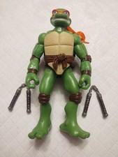 2007 Playmates Teenage Mutant Ninja Turtles TMNT - Michelangelo W/ Weapons RARE picture