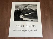 VINTAGE ANSEL ADAMS LETTERS AND IMAGES 1916 - 1984 SNAKE RIVER ART PRINT POSTER picture