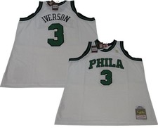 New 1996-97 Allen Iverson #3 76ers Mens Mitchell & Ness Swingman Jersey $135 picture