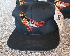 1 DEADSTOCK 80s 90s BALTIMORE ORIOLES Outdoor Cap OC MLB Snapback Hats Vtg 👁 picture