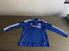 adidas Chelsea FC 2015/16 Home Long Sleeve Soccer Jersey Size Large picture