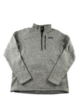 Patagonia Better Sweater 1/4 Zip Pullover Men's Size Large Gray picture