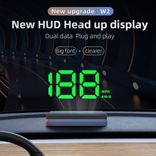 GPS Digital Speedometer HUD Head Up Display MPH KMH Overspeed Alarm Meter Car US picture