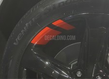 Wheel Stripes Hash Marks - Fits Camaro Chevy Redline Rim Stickers Cruze Decals picture